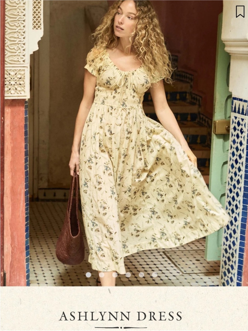 Doen Ashlynn Dress ~ Sunshine Prairie Rose - Picture 2 of 10